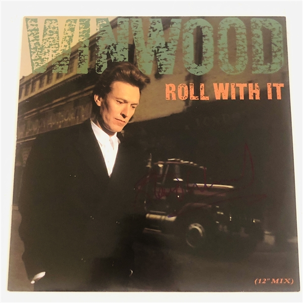 Steve Winwood Signed Roll With It Album Record EP (John Brennan Collection) (Beckett Authentication)