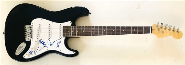 Foo Fighters In-Person Group Signed Stratocaster-Style Guitar (4 Sigs) (John Brennan Collection) (JSA Authentication)