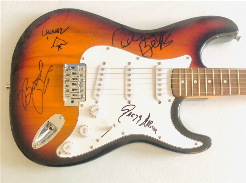 The Allman Brothers In-Person Group Signed Stratocaster-Style Guitar (4 Sigs) (John Brennan Collection) (Beckett Authentication) 