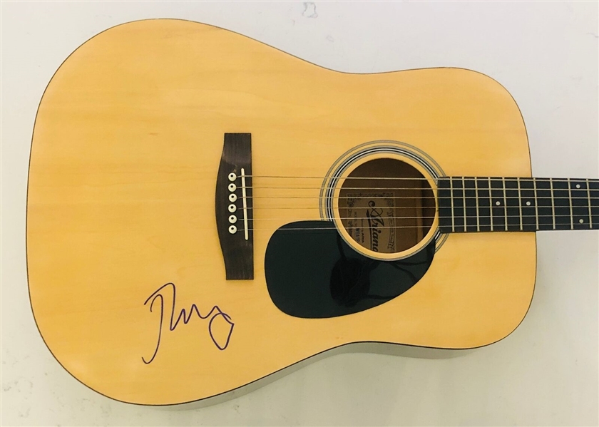 John Mellencamp In-Person Signed Acoustic Guitar (John Brennan Collection) (JSA Authentication)