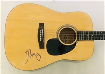 John Mellencamp In-Person Signed Acoustic Guitar (John Brennan Collection) (JSA Authentication)