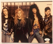 Extreme Group Signed 8” x 10” (4 Sigs) (John Brennan Collection) (JSA Authentication)