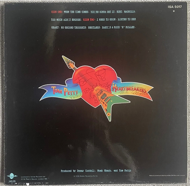 Tom Petty Fully Group Signed “You're Gonna Get It” Record Album (5 Sigs) (Third Party Guaranteed)