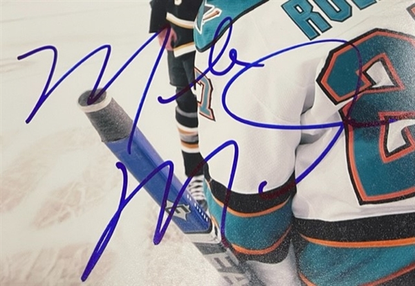Mike Modano and Jeremy Roenick Signed 14 x 11 Photograph (Third Party Guaranteed)