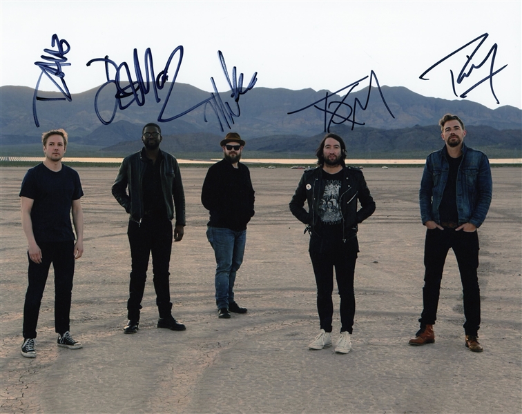 The Plain White T's Group Signed 8 x 10 Photo (Third Party Guaranteed)