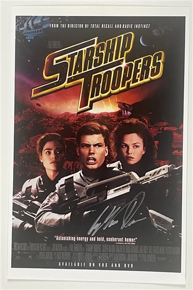 Starship Troopers: Casper Van Dien Signed 11” x 17”  Mini Poster (Third Party Guaranteed) 