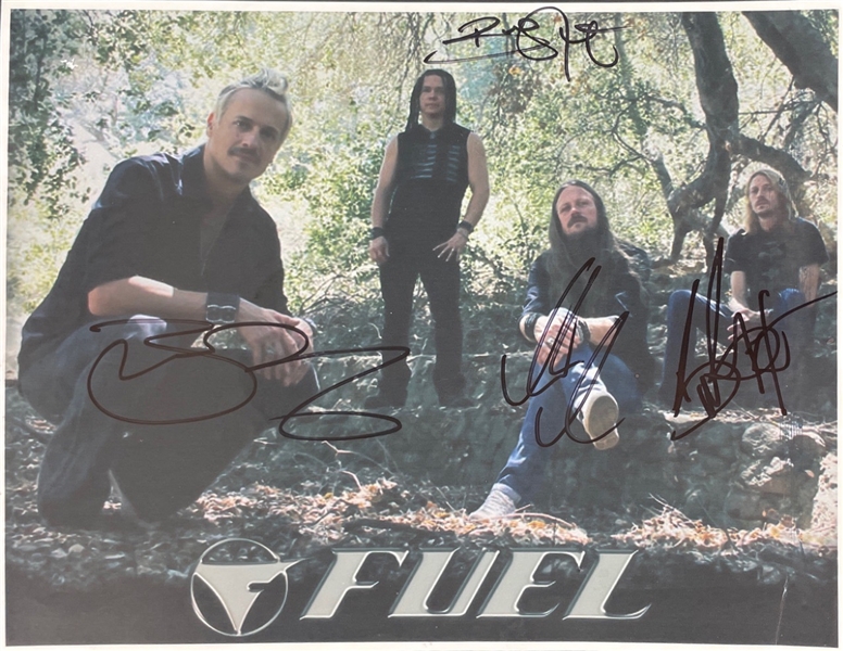 Fuel : Group Signed 8 x 10 Photo (4 Sigs)(Third Party Guaranteed)
