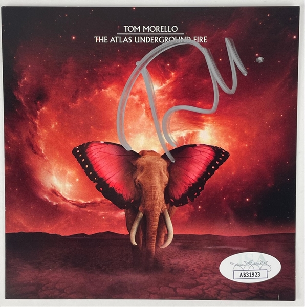 Tom Morello Signed CD Insert (JSA)