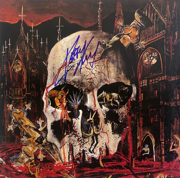 Slayer: Lot of 2 Kerry King Signed Album Covers (Beckett/BAS)
