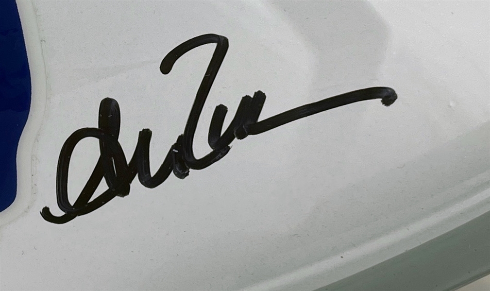 Bills Legends: Jim Kelly, Thurman Thomas, O.J. Simpson and Andre Reed Signed Buffalo Bills Helmet (Beckett/BAS COA)