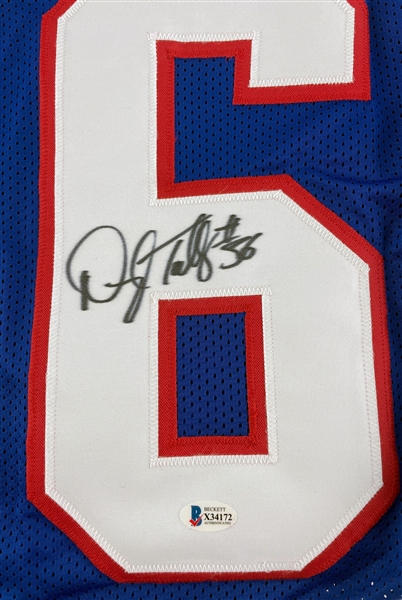 Darryl Talley Signed Buffalo Bills Jersey (Beckett/BAS)