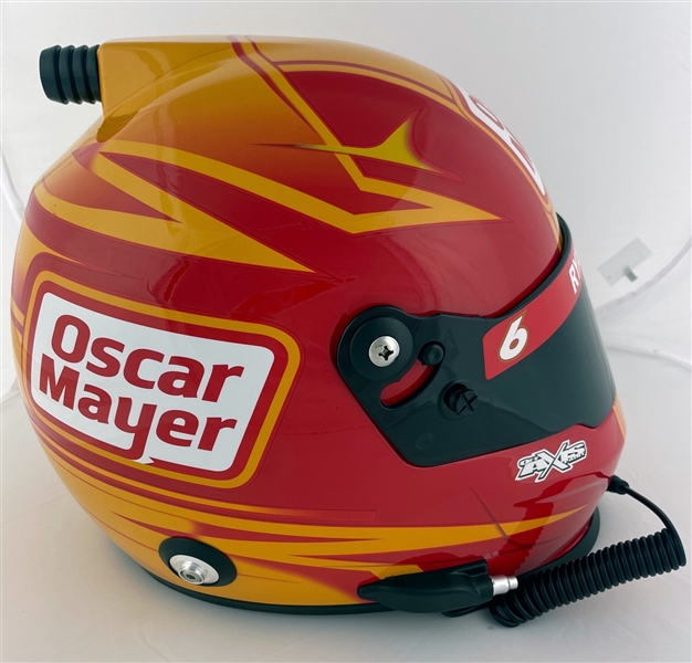 Ryan Newman Signed Replica Oscar Mayer Racing Helmet (Beckett/BAS & Pristine)