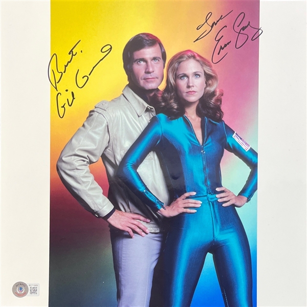 Gil Gerard and Erin Gray Signed 12 x 12 Buck Rogers Photo (Beckett/BAS)