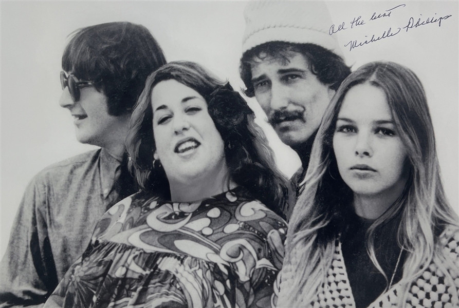 Mamas & Papas : Lot of Two (2) Michelle Phillips Signed 8 x 12 Photos (Third Party Guaranteed)