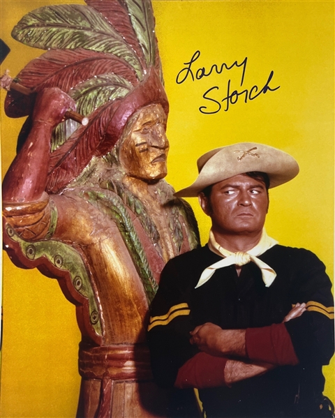 Lot of Three (3) Larry Storch Signed 8 x 10 Photos (Beckett/BAS)