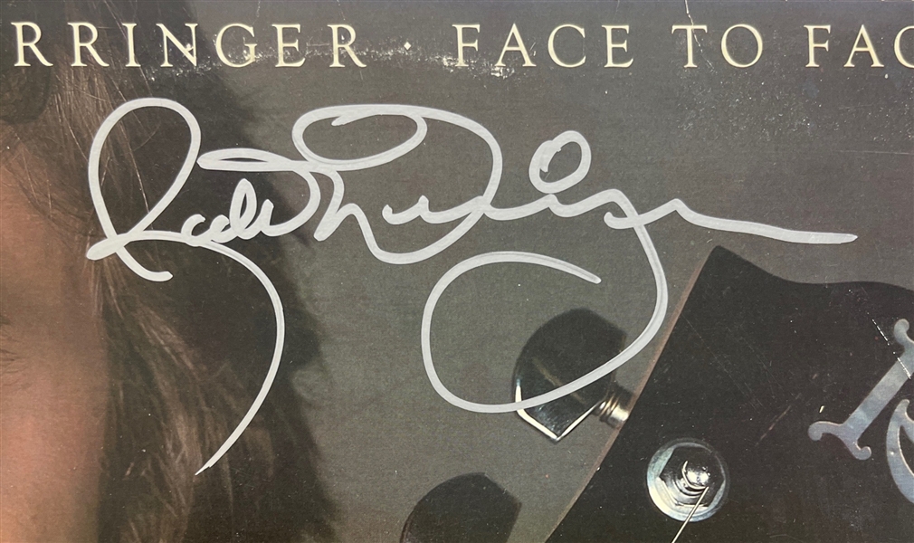 Rick Derringer Signed Face to Face Album Cover (Beckett/BAS)