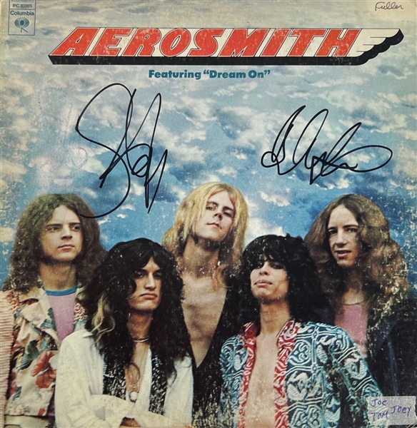 Aerosmith: Steven Tyler & Brad Whitford Signed Album Cover (Beckett/BAS)