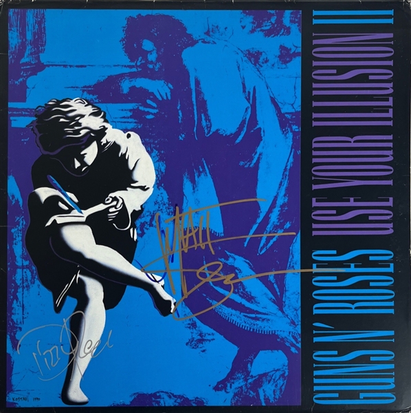 GnR Lot of 2 Use Your Illusions I & 2 : Matt Serum : Matt Serum & Dizzy Reed (Beckett/BAS)