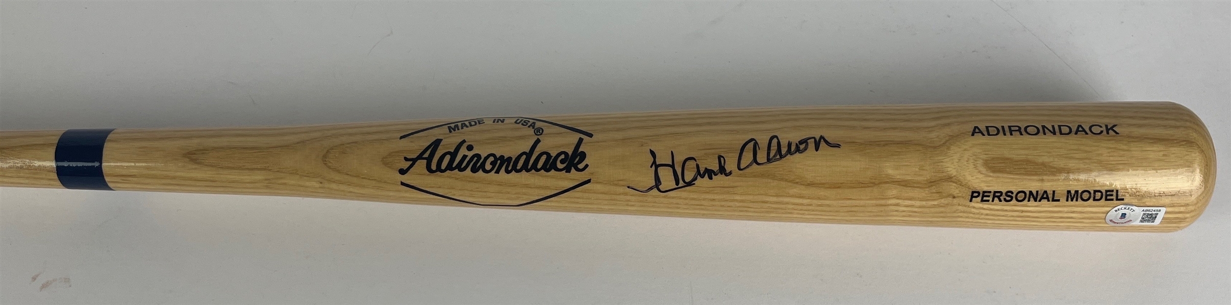 Hank Aaron Signed Adirondack Bat (Beckett/BAS)