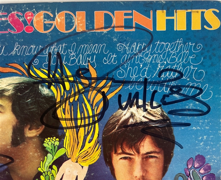 The Turtles: Flo & Eddie Signed Greatest Hits Album Cover (REAL LOA)