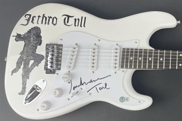 Jethro Tull: Ian Anderson Signed & Inscribed Electric Guitar (Beckett/BAS)