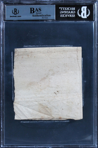 Abraham Lincoln Handwritten & Signed Civil War Endorsement as President (Beckett/BAS Encapsulated)