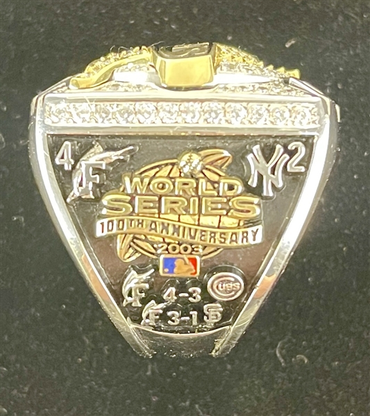 2003 Florida Marlins World Series Ring Issued to Front Office Staff