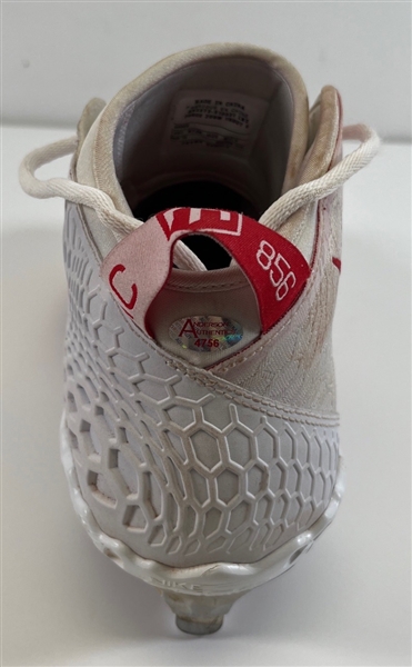 (2) Mike Trout Signed 2019 MVP Season Game Used Nike Cleats (Anderson Authentics LOA)