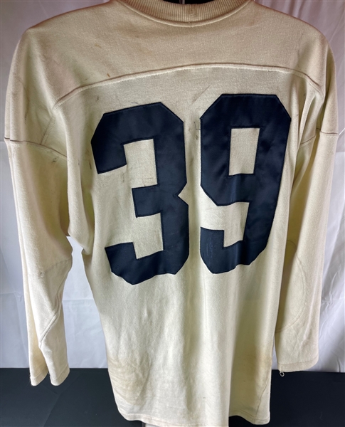 Larry Csonka Signed & Inscribed Syracuse University Practice Jersey (JSA LOA)
