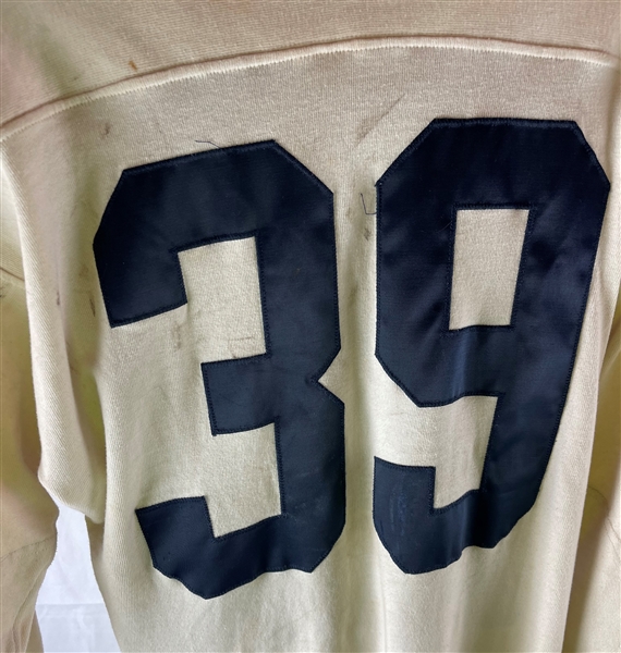 Larry Csonka Signed & Inscribed Syracuse University Practice Jersey (JSA LOA)