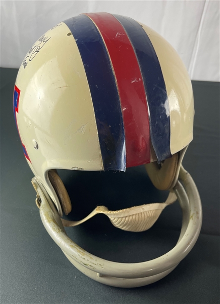 Lem Barney Signed & Inscribed Game Used Pro Bowl Helmet (JSA Witnessed)