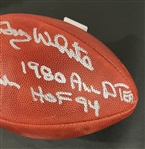 Randy White signed & Stat Inscribed Duke Football (JSA Witnessed)