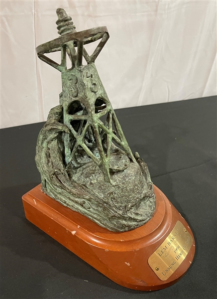 Lem Barney Personally Owned 1991 Unsung Hero of Sport Award 