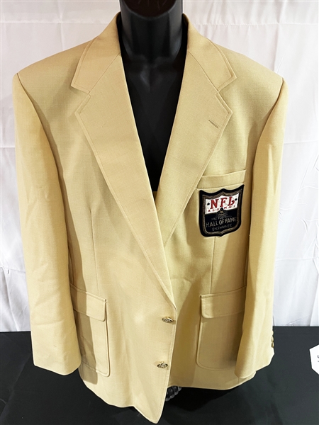 Ray Nitschke's Personally Owned & Worn NFL Hall of Fame Gold Jacket (Provenance from Son)