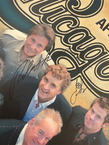 Chicago Group Signed Concert Poster (10 Sigs) (Beckett/BAS) 