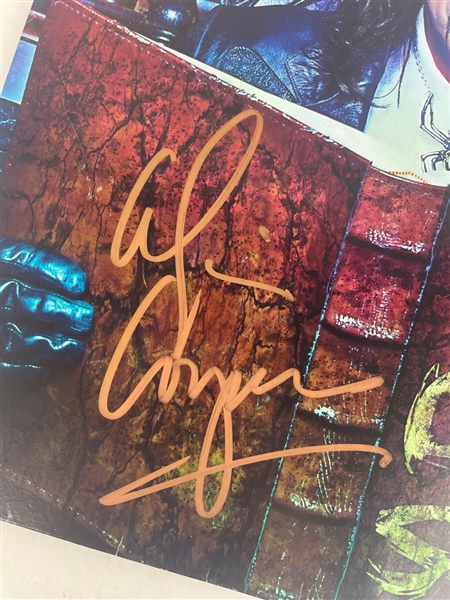Alice Cooper Signed Along Came A Spider Album Cover (Beckett/BAS)