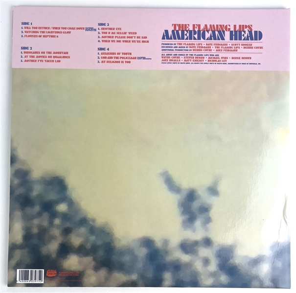 Flaming Lips: American Head Album signed by Wayne Cohen (Third Party Guarantee)