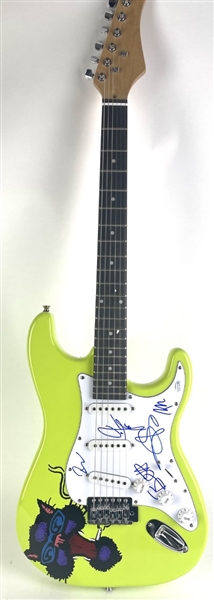 Blues Traveler Group Signed Custom Guitar (ACOA)
