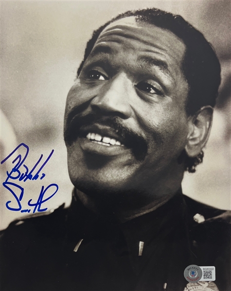Bubba Smith Signed 8 x 10 Police Academy Photo (Beckett/BAS)