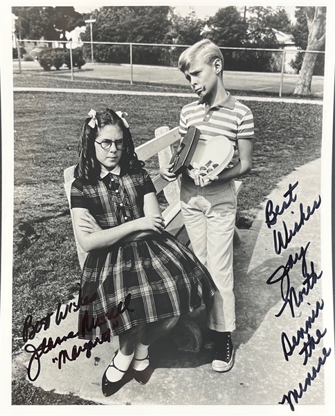 Dennis the Menace: Jeanne Russell & Jay North Signed 8 x 10 Photo (Beckett/BAS)
