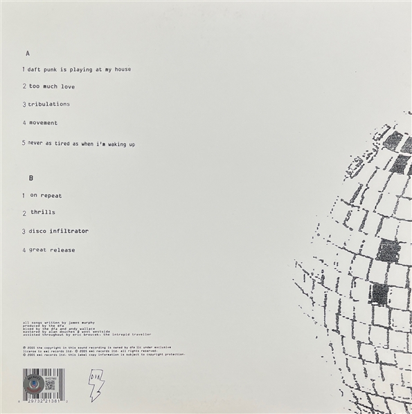 LCD Soundsystem James Murphy Signed Debut Album w/ Vinyl (Beckett/BAS)