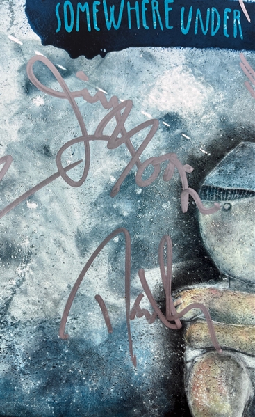 Counting Crows: Group Signed Somewhere Under Wonderland Album Cover (5 Sigs)(Beckett/BAS) 