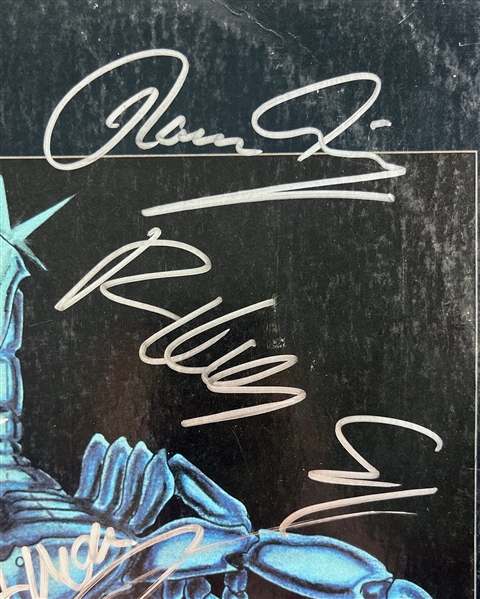 Scorpions: Group Signed Lovedrive Album Cover (5 Sigs)(Beckett/BAS)