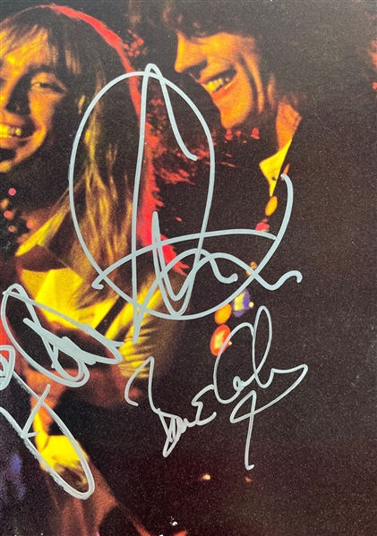 Group Signed Cheap Trick at Budokan Album Cover (4 Sigs)(Beckett/BAS)