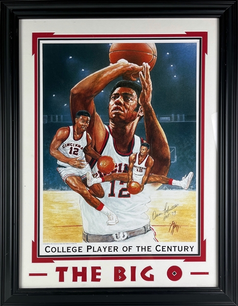 Oscar Robertson Signed & "HOF 79" Inscribed 18" x 24" Bearcats Photo (Third Party Guaranteed)