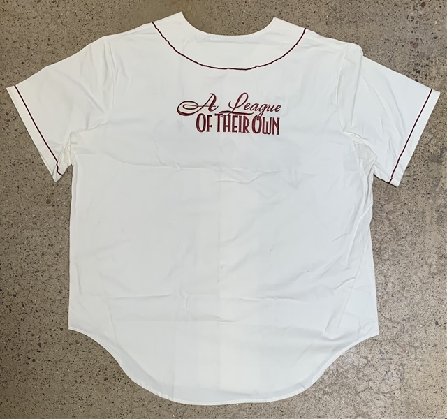 RARE Rockford Peaches AAGPBL Multi-Signed A League of Their Own Baseball Jersey (5 Sigs)(Third Party Guaranteed)