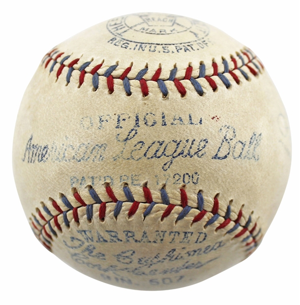Babe Ruth Superb Single Signed OAL Baseball (c.1929-31)(Beckett/BAS, PSA/DNA & JSA LOAs)