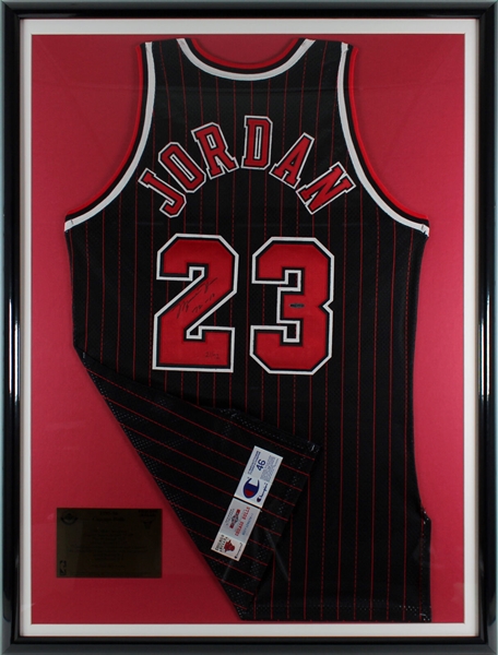 Michael Jordan Signed Limited Edition 1995-96 Chicago Bulls Pro Cut Jersey with RARE 72-10 Inscription (UDA COA)