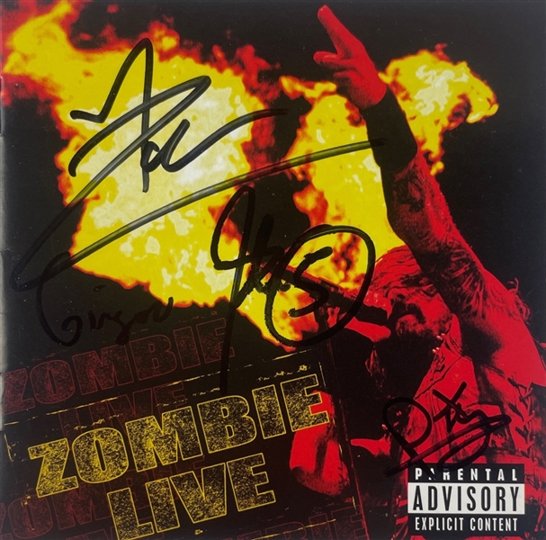 Zombie Live: Group Signed CD Cover (Beckett/BAS)