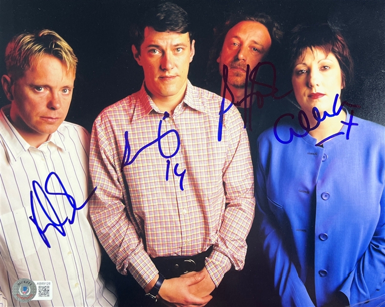 New Order: Group Signed 8 x 10 Color Photograph (4 Sigs)(Beckett/BAS)